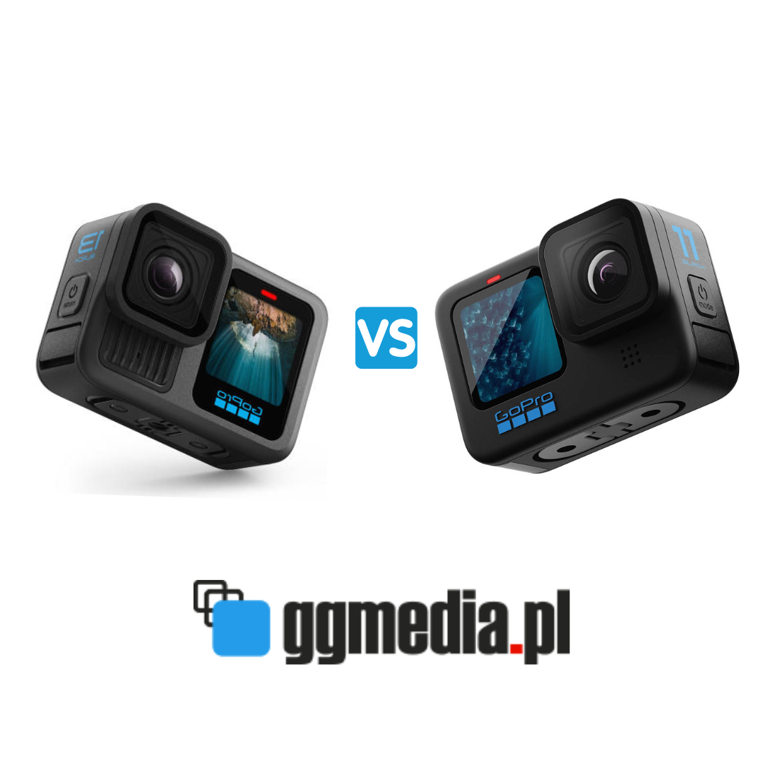 Porównanie GoPro HERO 13 Black vs GoPro HERO 11 Black - którą wybrać? | ggmedia.pl