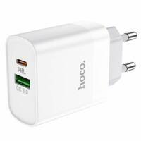 Ładowarka Hoco C80A Network Charger PD20W/QC3.0 white