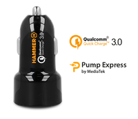 Ładowarka samochodowa Hammer Car Express Charger 2xUSB QuickCharge 3.0 2.4A