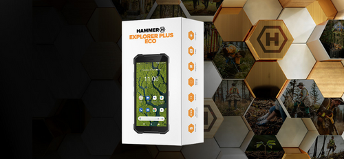 Smartfon Hammer  Explorer Plus Eco (pomarańczowy) 